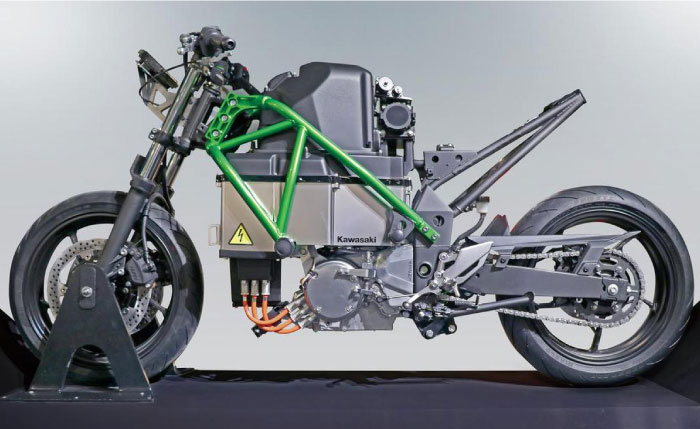 カワサキ　電動バイク　EVプロジェクト
