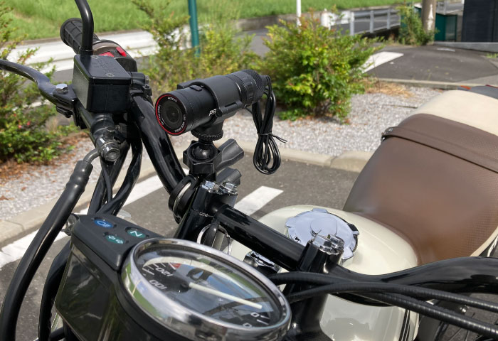 AKEEYO　バイク用ドライブレコーダー　ハンドル